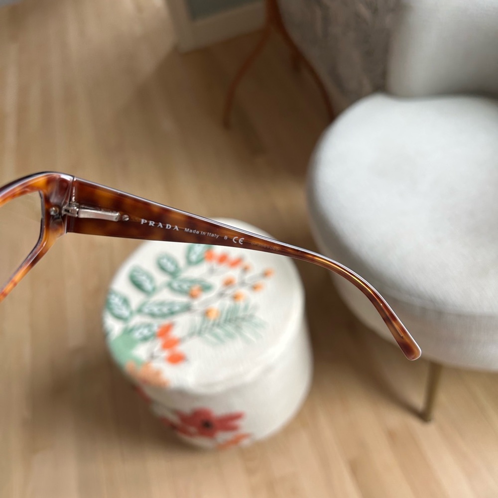 Vintage Prada Brown Rectangular Glasses - - image 6